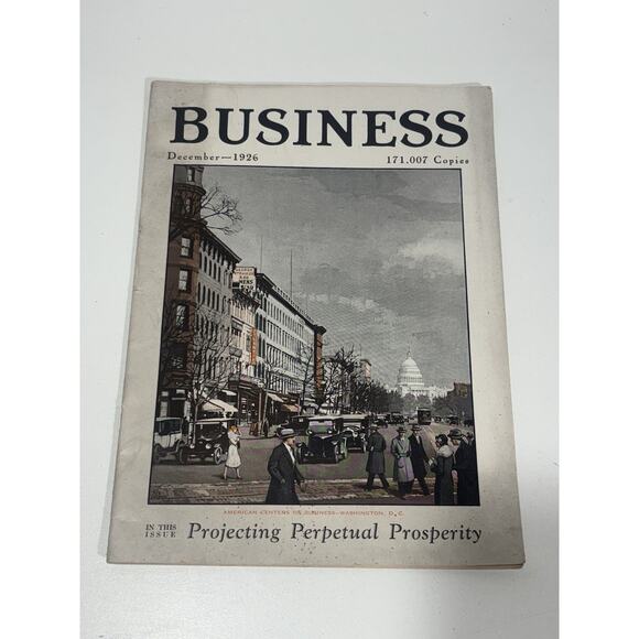Business Magazine December 1926 Vintage Ads Toledo Scales, Firestone - Picture 1 of 15